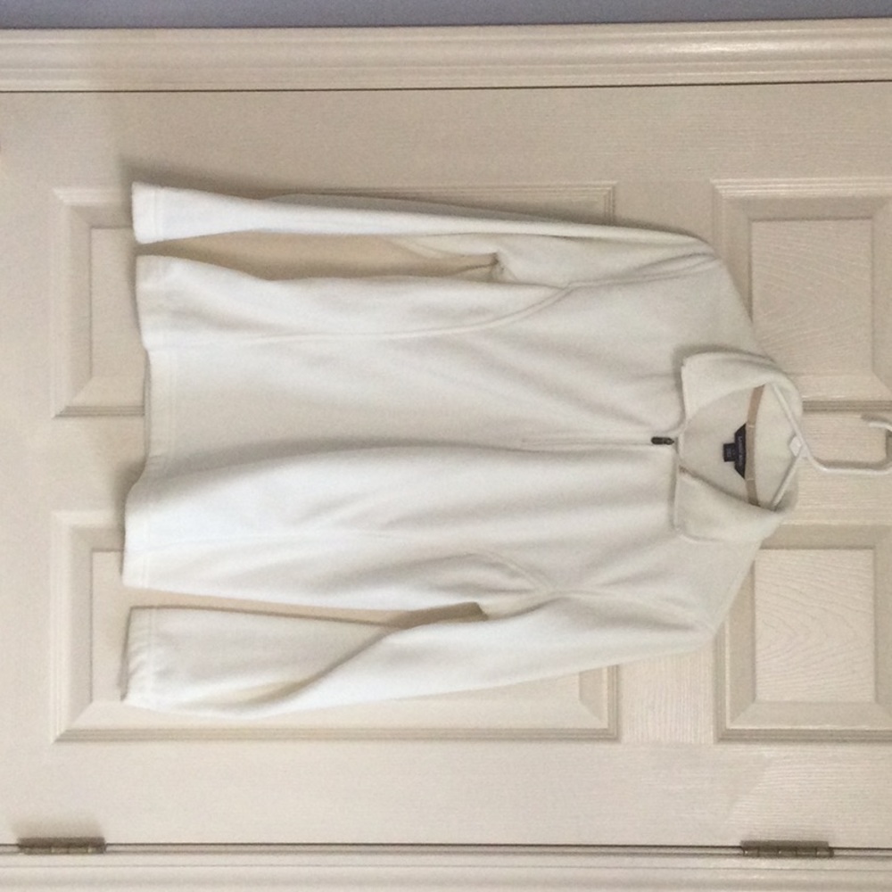 Lands End creamy white fleece